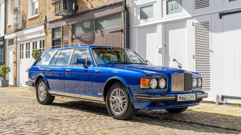 Deze bijzondere Bentley-break is ideaal voor de skivakantie