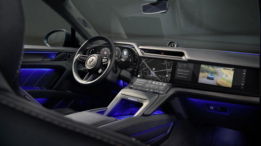 Porsche Cayenne Electric: XXL-scherm steelt de show