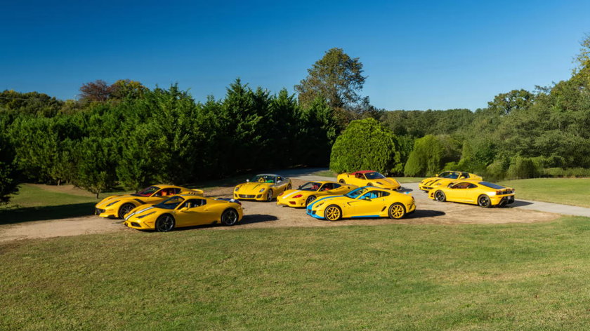 Une obsession pour les Ferrari jaunes 