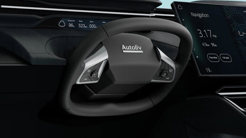 CES 2026 : un volant pliable conçu pour la conduite autonome 