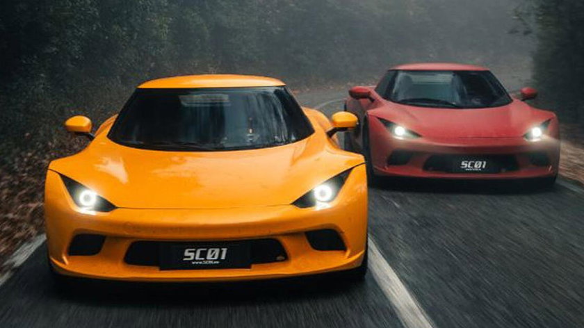 SC 01, de elektrische Chinese sportwagen die naar Europa komt