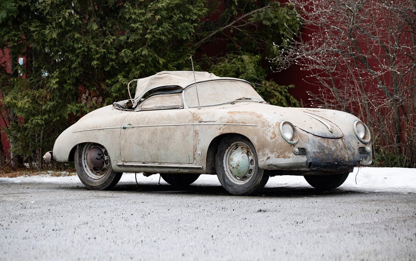 Deze Porsche 356 Speedster is een kunstwerk bevroren in de tijd