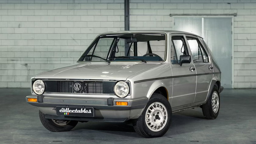 Deze Volkswagen Golf I uit 1983 heeft nooit gereden