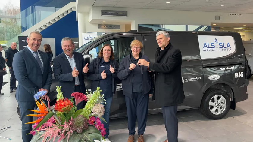 Un Ford Transit pour la Ligue SLA : quand Van Mossel transforme l'engagement en acte