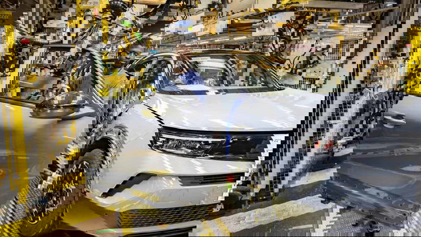 De Stellantis-fabriek in Poissy