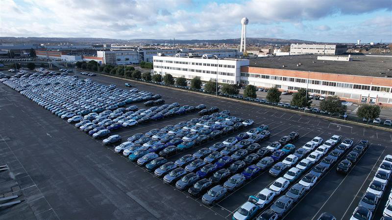 De Stellantis-fabriek in Poissy