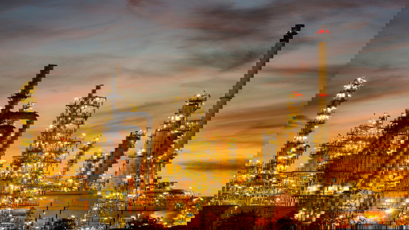 Raffinerie pétrolière