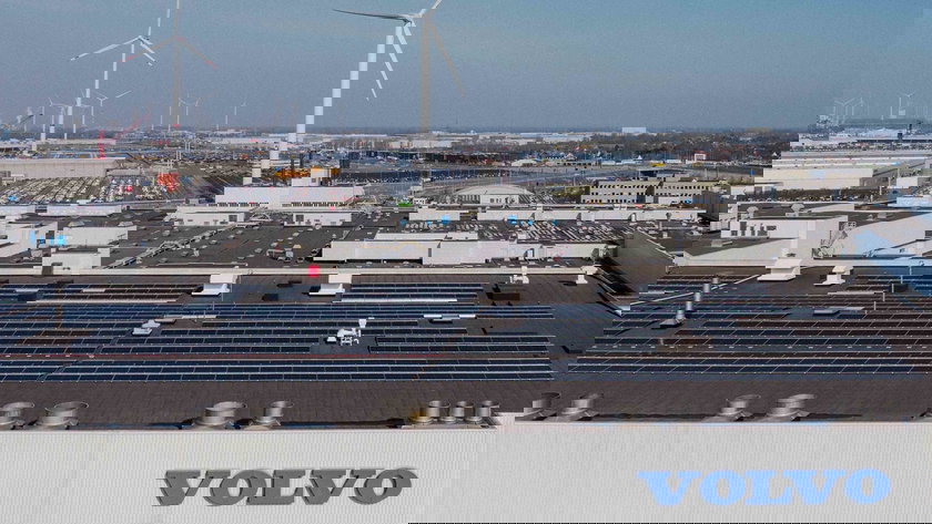 L'usine Volvo de Gand.