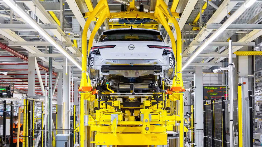 Opel-fabriek in Duitsland.