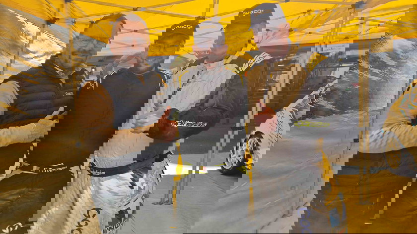 Pascal Vanderbiest (Gocar), Raymond Vanderlinden, François Tourneur.