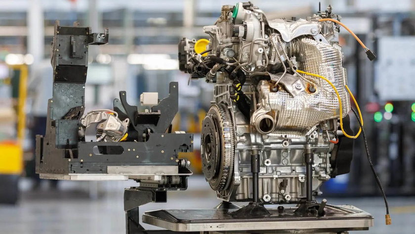 De verbrandingsmotor van het EREV-systeem van Horse Powertrain.