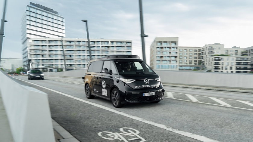 Robotaxi du projet Moia avec Volkswagen.