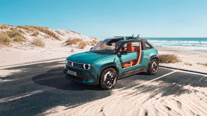 Renault 4 E-Tech : une version de plage bien sympathique…