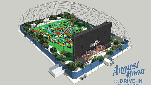 Futuristische retro-drive-in opent volgend jaar in Nashville (+FOTO’S)