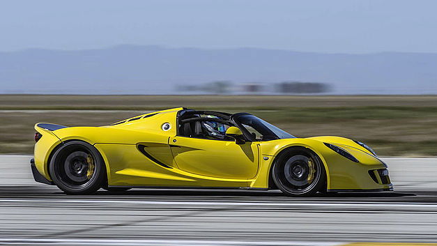 Hennessey Venom GT Spyder: de snelste cabrio ter wereld