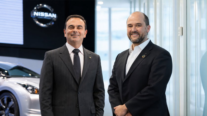 Carlos Ghosn et Ivan Espinosa.