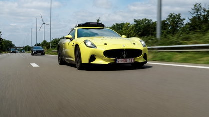 Une première européenne en Flandre : cette Maserati entièrement autonome peut rouler sur autoroute !