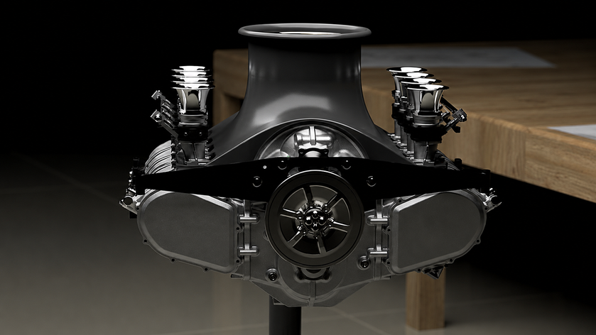 Luchtgekoelde flat-8: de waanzinnige motor voor klassieke Porsche 911’s 