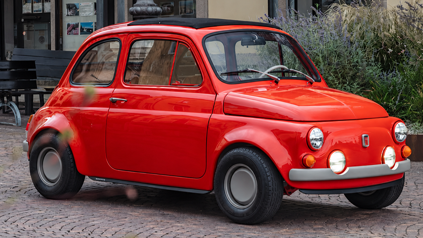 Restomod Fiat 500 Scattante: een yoghurtpotje voor de prijs van een 911