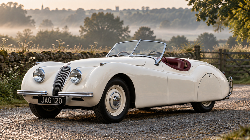 Oldtimer van de week: Jaguar XK120, de ster van de jaren vijftig waarvan de prijs keldert 