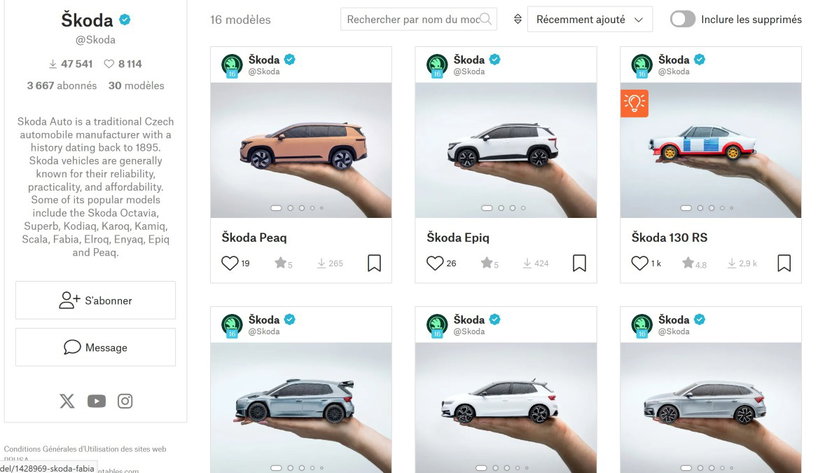 Skoda accessoires en imprimante 3D - Gocar (3)