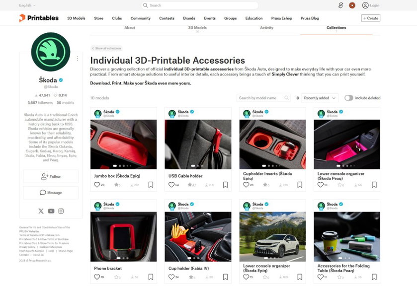 Skoda accessoires en imprimante 3D - Gocar (4)