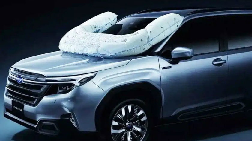 Subaru ontwikkelt airbag voor fietsers