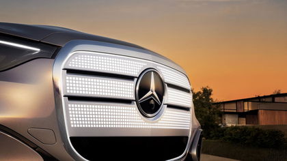 Een indrukwekkende grille voor de volgende elektrische Mercedes GLC