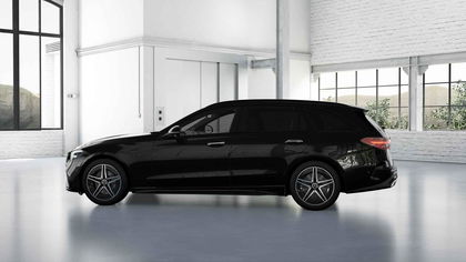 Mercedes C-Class 300 e Break AMG Line | Panoramisch Dak | Head-up Display | 360° Parkeerpakket | Verwarmde Zetels | Smartphone Integratie | Widescreen |