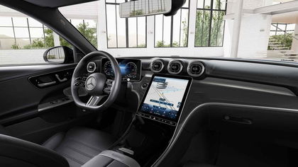 Mercedes Classe C 300 DE Break AMG Line | Panoramisch Dak | Head-Up Display | 360° Parkeerpakket | MEmory Zetels | Smartphone Integratie | Verwarmde Zetels | Widescreen |