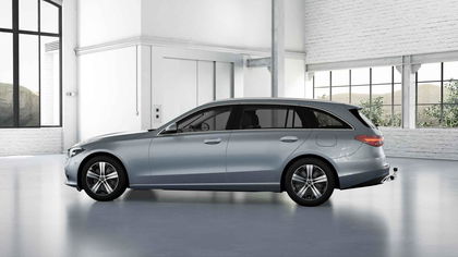 Mercedes C-Class 300 e Break Luxury Line | Panoramisch Dak | Trekhaak | Distronic | Memory Zetels | Verwarmde Zetels | Smartphone Integratie | Widescreen |