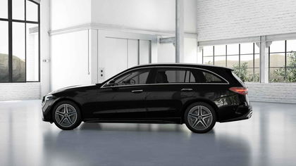 Mercedes C-Klasse 300 DE Break 4MATIC AMG Line | Panoramisch Dak | Memory Zetels | Smartphone Integratie | 360° Parkeerpakket | Verwarmde Zetels | Smartphone Integratie | Widescreen |